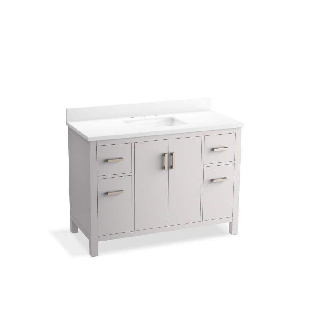 Reviews for KOHLER Kresla 49.02in. Single Sink Freestanding Atmos Grey