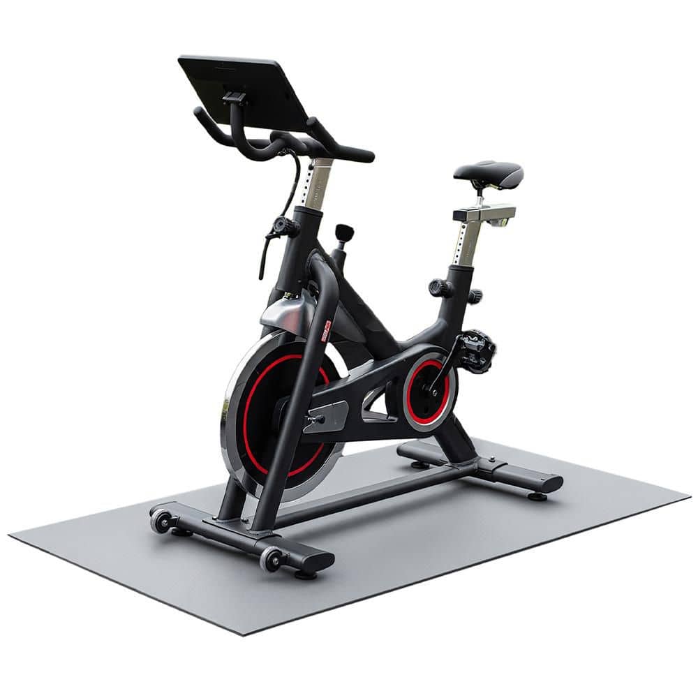 TFS-121 Gray - 48 in. W x 72 in. L - 0.2 in. Thick - Rubber Exercise Bike Mat - (24 sq. ft.) price history on PriceWatchPro