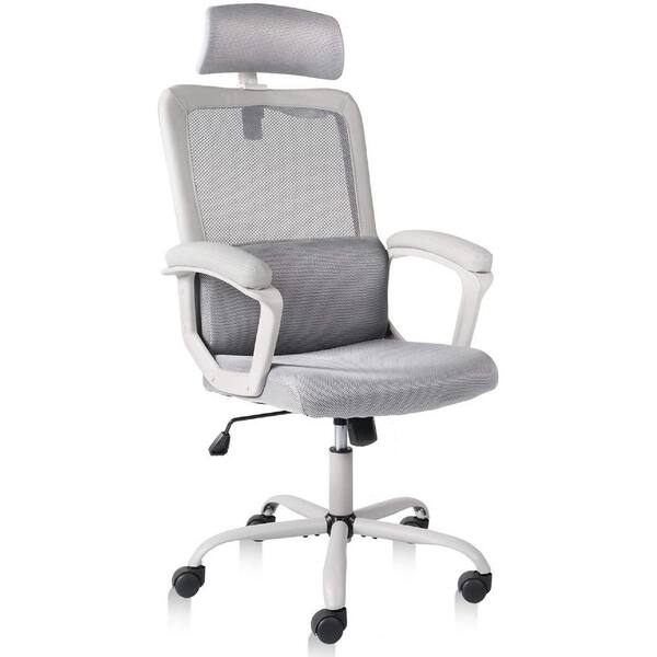 Mesh Mid-Back Swivel Office Task Computer Chair W/Armrest&Headrest Arm/Head Rest 