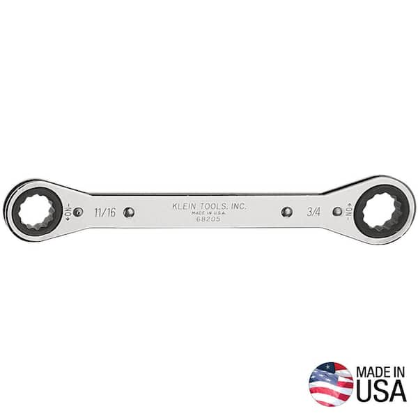 11/16 in. x 3/4 in. Ratcheting Box Wrench