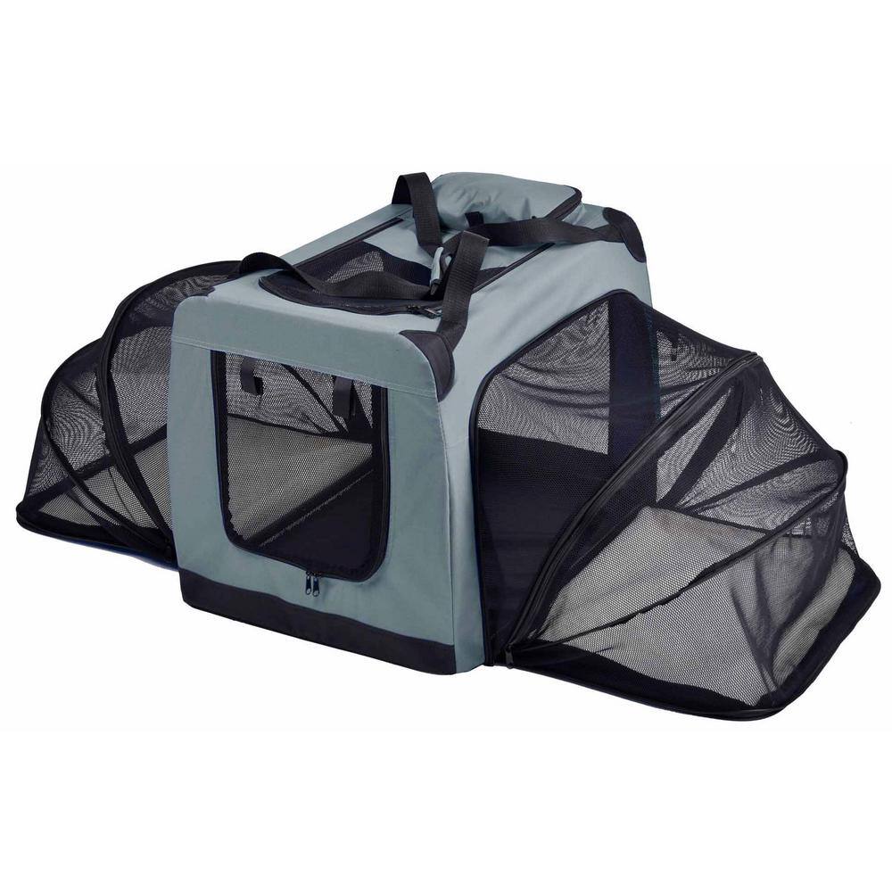 Hounda Accordion Metal Framed Collapsible Expandable Pet Dog Crate - Small in Grey price history on PriceWatchPro