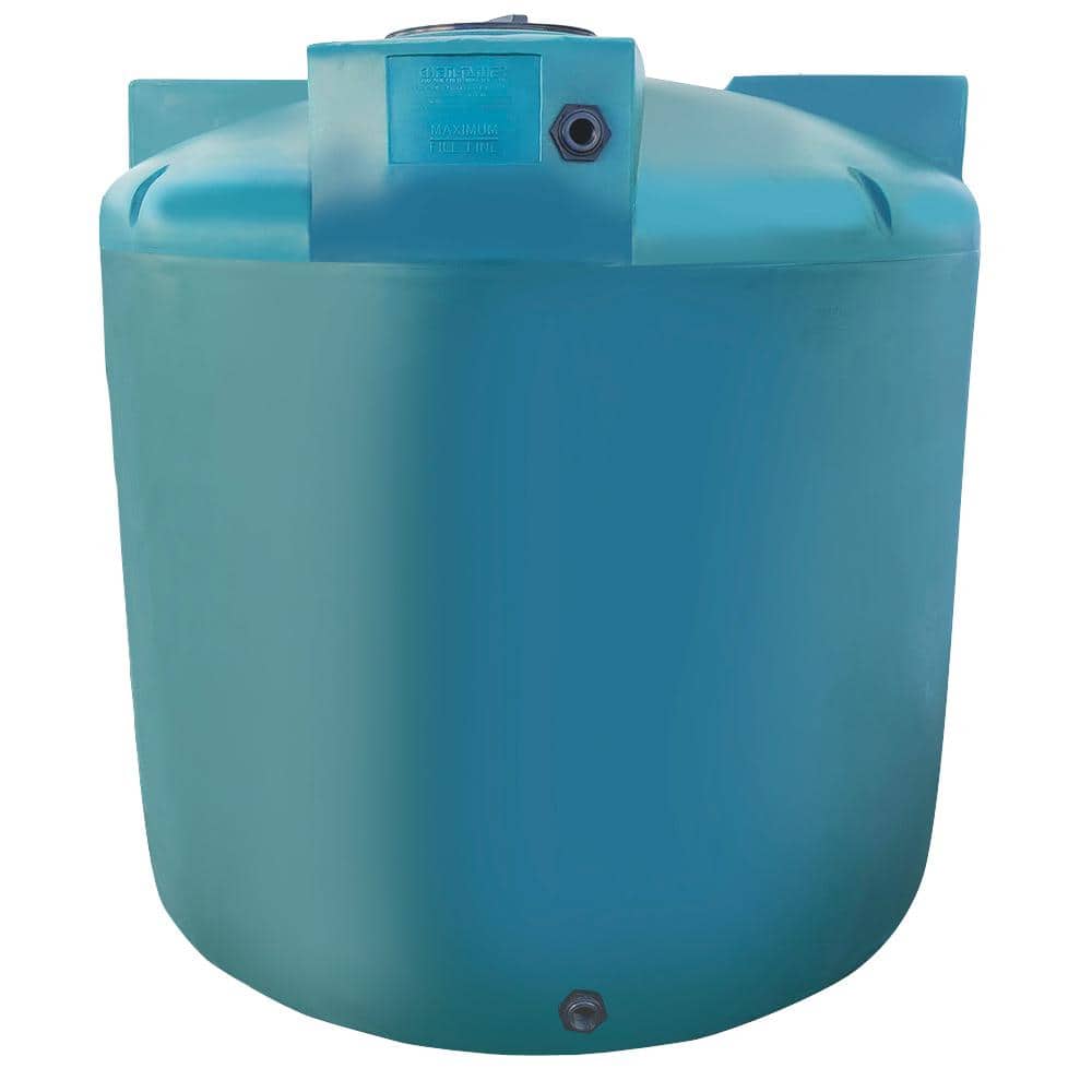 Chem-Tainer Industries 500 Gal. Green Vertical Water Storage Tank  TC6446IW-GREEN - The Home Depot