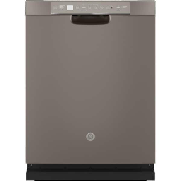 GE 24 in. Slate Front Control Built-In Tall Tub Dishwasher with Stainless Steel Tub, Dry Boost, and 48 dBA