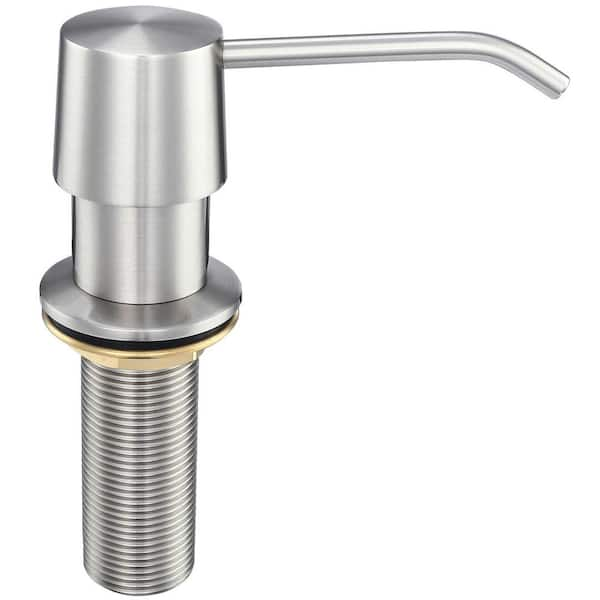 SERENE VALLEY Kitchen Soap Dispenser in Solid Brass Construction with Refill-From-Top Capacity