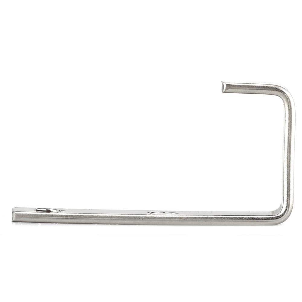Brushed Nickel Wall Mount Utility Hook