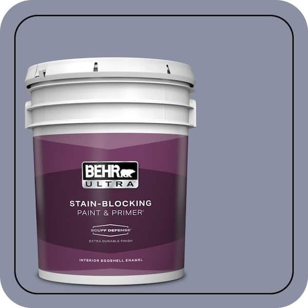 BEHR ULTRA 5 gal. #620F-4 Violet Shadow Extra Durable Eggshell Enamel Interior Paint & Primer