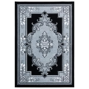 Bristol Fallon Silver 1 ft. 10 in. x 2 ft. 8 in. Accent Rug