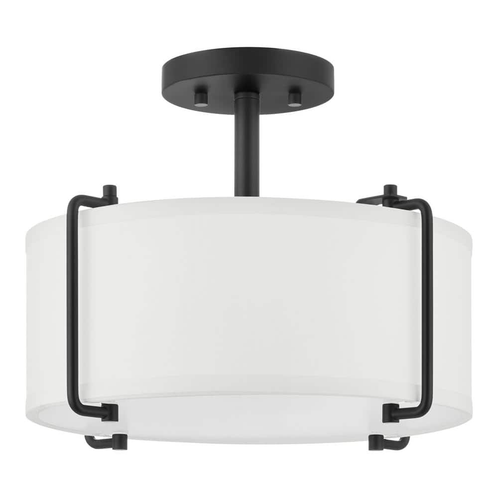 ♡t Home Decorators Collection Brookley 14 in. 2-Light Matte