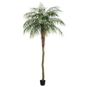 9 ft. Green Artificial Phoenix Palm Tree In Pot