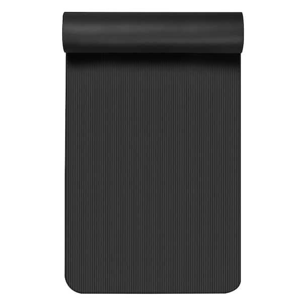 Athletic Works High Density Pro Mat,6mm thickness, 68inx24in, Black Color,  Ultra Thick