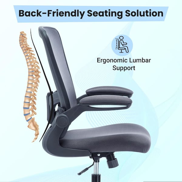 MAYKOOSH Gray Drafting Chair Tall Office Chair for Standing Desk