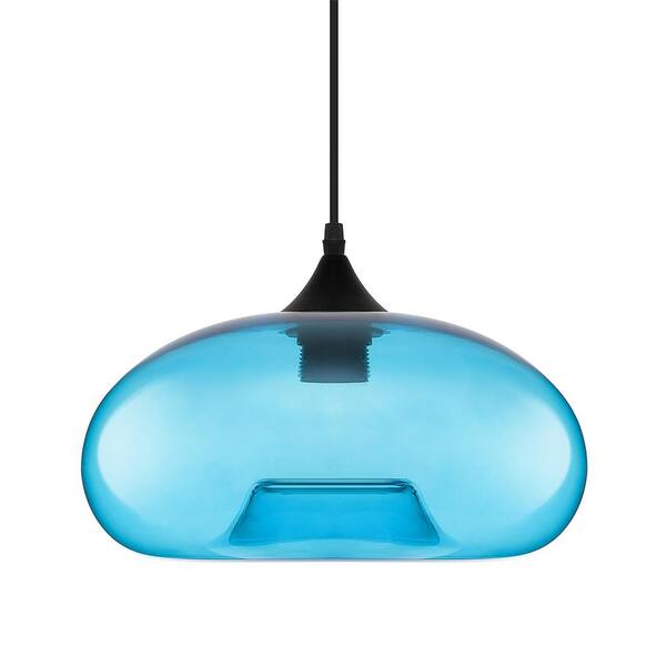 home depot blue pendant light