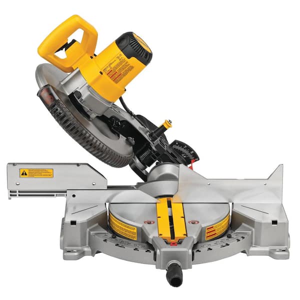 DEWALT - 15 Amp Corded 12 in. Compound Single Bevel Miter Saw and Heavy-Duty Work Stand