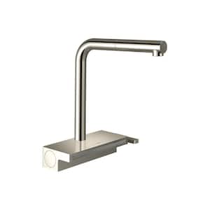 Aquno Select Single-Handle Pull Out Sprayer Kitchen Faucet with QuickClean in Polished Nickel