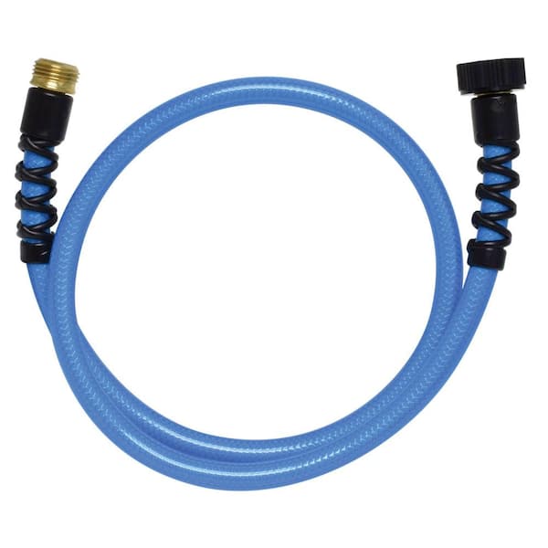 Valterra AquaFresh High Pressure Drinking Water Hose with Hose Savers - 1/2" x 4', Blue
