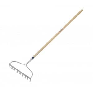 48 in. Ash Handle Stainless Steel Bow Rake