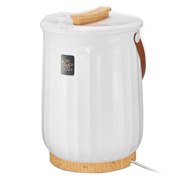 Electric Towel Warmer for Bathroom with Fragrance, Timer, Auto Shut Off, Fits 2 Large Blankets, White