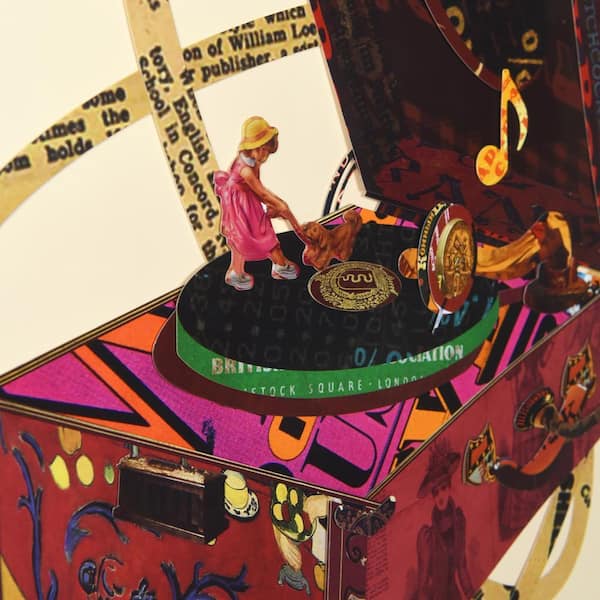 アート・デザイン・音楽 IN THE DECO STYLE Empire Art Direct Wind Up 78 in. Alex Zeng's Dimensional Framed
