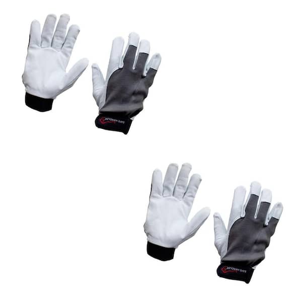 BISON LIFE Small/Medium, Wing Thumb Gloves with Reinforced Finger Protection, Finger Reinforced Assembly (2-Pairs)