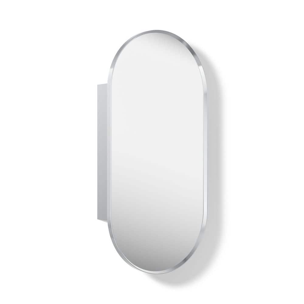 KOHLER Verdera 20 in. W x 40 in. W Oval Framed Medicine Cabinet