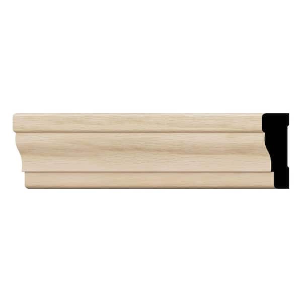 Ekena Millwork WM356 0.69 in. D x 2.25 in. W x 96 in. L Wood (White Oak) Colonial Casing Moulding