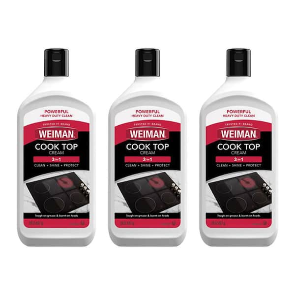 Weiman 20 oz. Glass Cook Top Cleaner and Polish (3-Pack)