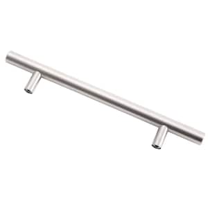 Tivoli Collection 5 5/8 in. (143 mm) Brushed Stainless Steel Modern Cabinet Bar Pull