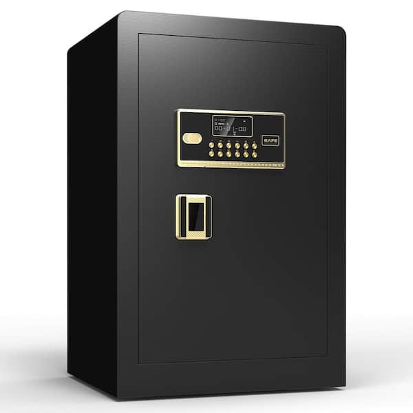 Movisa 2.4 cu. ft. Electronic Digital Steel Security Safe with Keypad and Key Lock