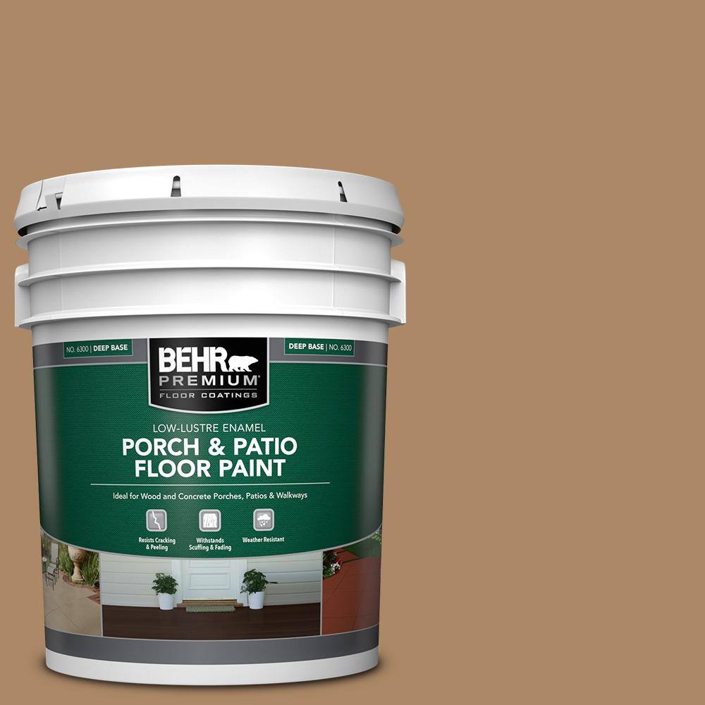 5 gal. #BIC-44 Chamois Leather Low-Lustre Enamel Interior/Exterior Porch and Patio Floor Paint price history on PriceWatchPro