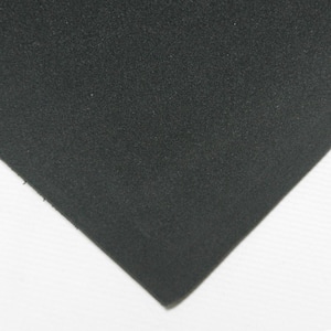 Closed Cell Sponge Rubber Blend 1/4 in. x 39 in. x 78 in. Black Foam Rubber Sheet