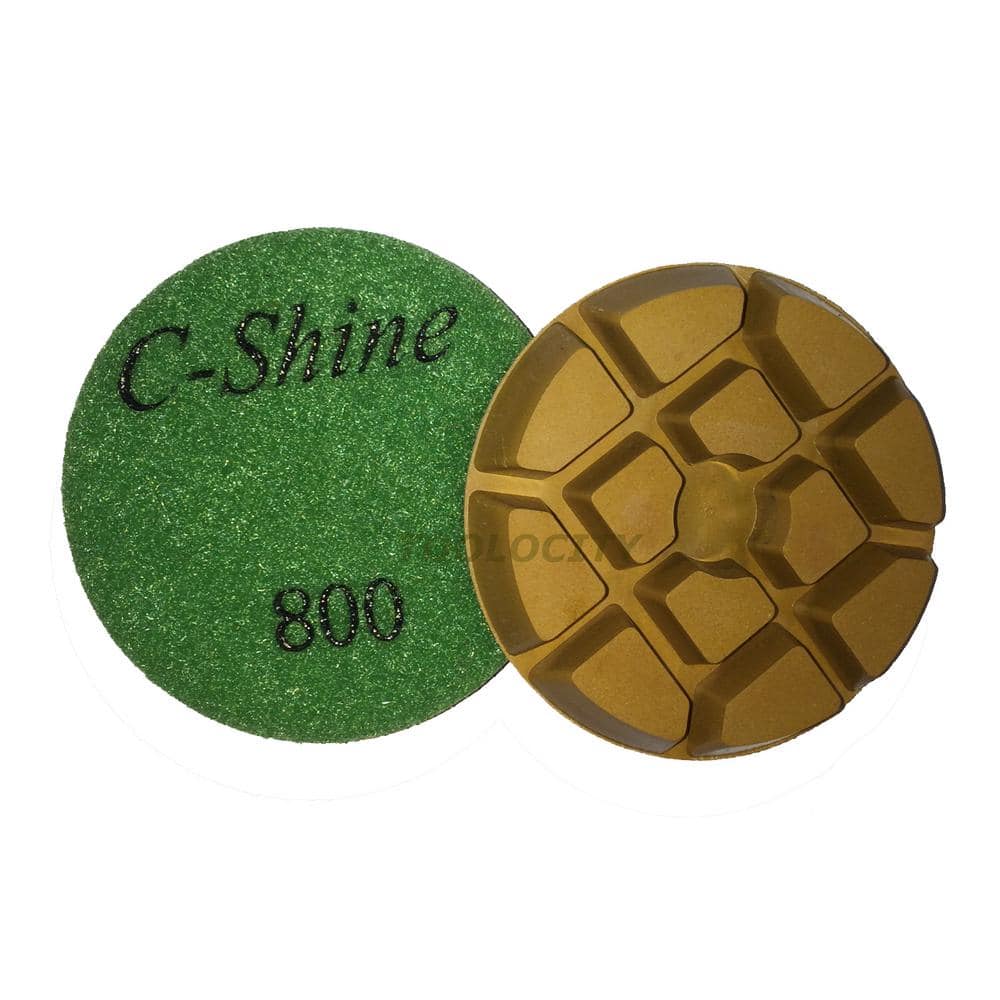 3 in. 800-Grit Concrete Diamond Floor Polishing Pads/Discs