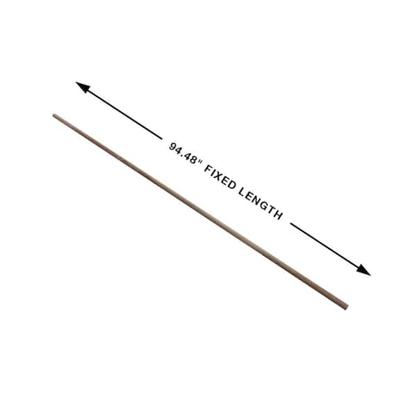 Hickory Presidio 0.66 in. Thickness x 1.1 in. Width x 94.48 in. Length Quarter Round