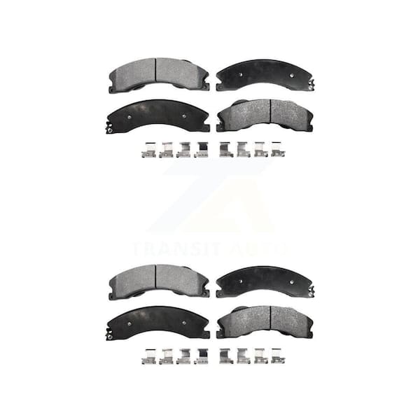 TEC Front Rear Ceramic Brake Pad Kit For Chevrolet Silverado 2500 HD GMC Sierra 3500 Suburban KTC-100624