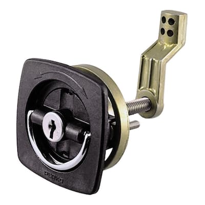 Flush Lock with Offset Adjustable Cam Bar