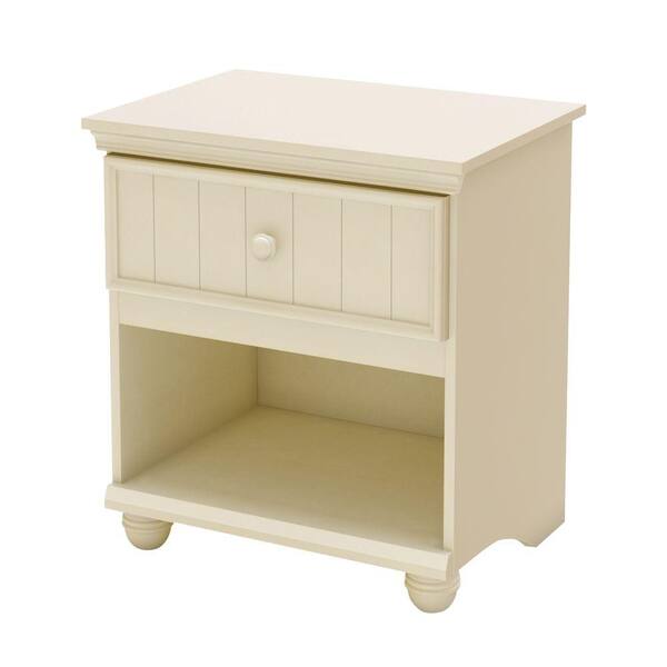 South Shore Hopedale Nightstand in Ivory-DISCONTINUED