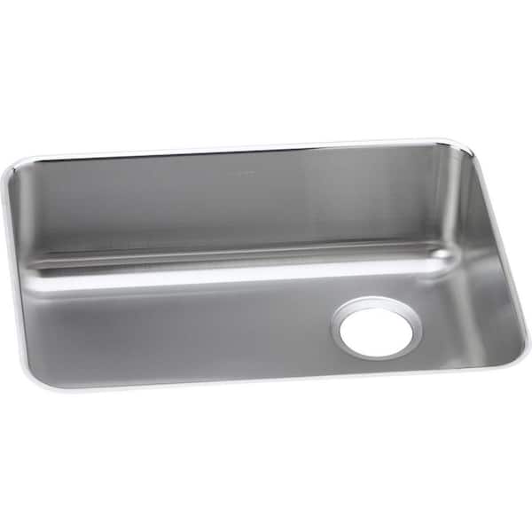 Elkay Lustertone Undermount Stainless Steel 26 in. Single Bowl Kitchen Sink