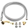 1/4 in. Compression x 1/4 in. Compression x 72 in. Length Braided Stainless  Steel Ice Maker Supply Line