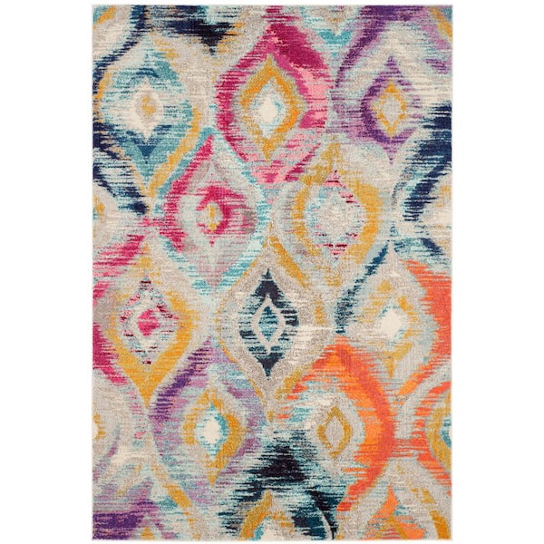 SAFAVIEH Monaco Multi 7 ft. x 9 ft. Geometric Area Rug