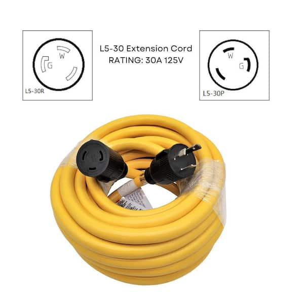 parkworld 36 ft. 10/3 30 Amp 125-Volt Twist Lock NEMA L5-30 Indoor