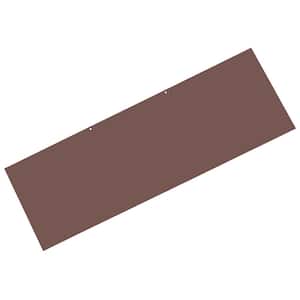 Classic Series BR-3 51.1875 in. x 18 in. x 1046 in. Brick Red Powder Coated Steel Extension for Cellar Door