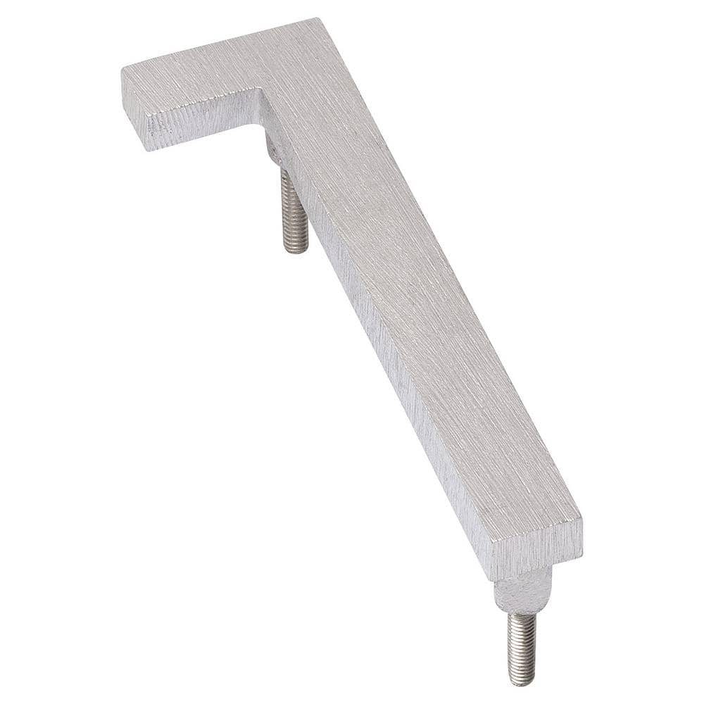 10 in. Brushed Aluminum Floating or Flat Modern House Number 1 product image for price tracking