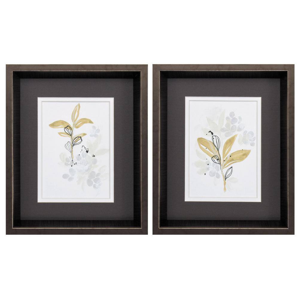 HomeRoots Victoria 8 in. x 10 in. Brown Color Gallery Frame (Set of 2 ...