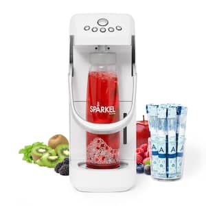 Beverage System Home Carbonation Appliance - White