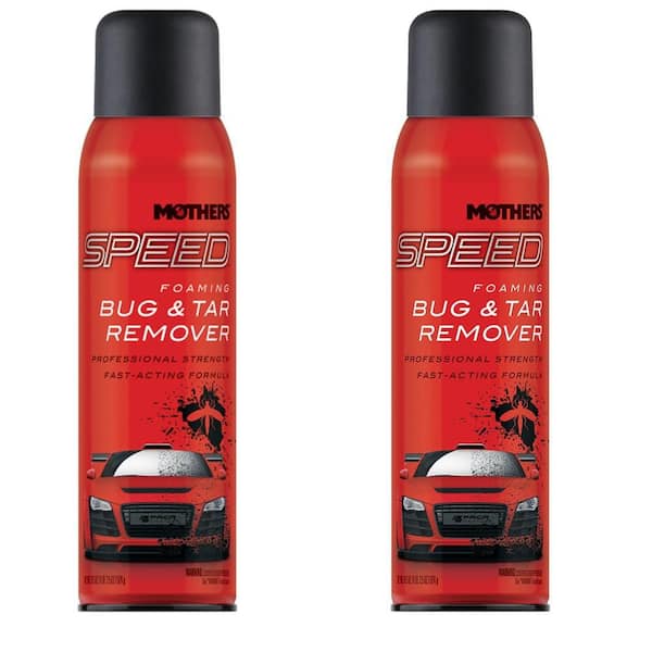 MOTHERS 18.5 oz. Speed Foaming Bug and Tar Remover Aerosol Spray (2-Pack)