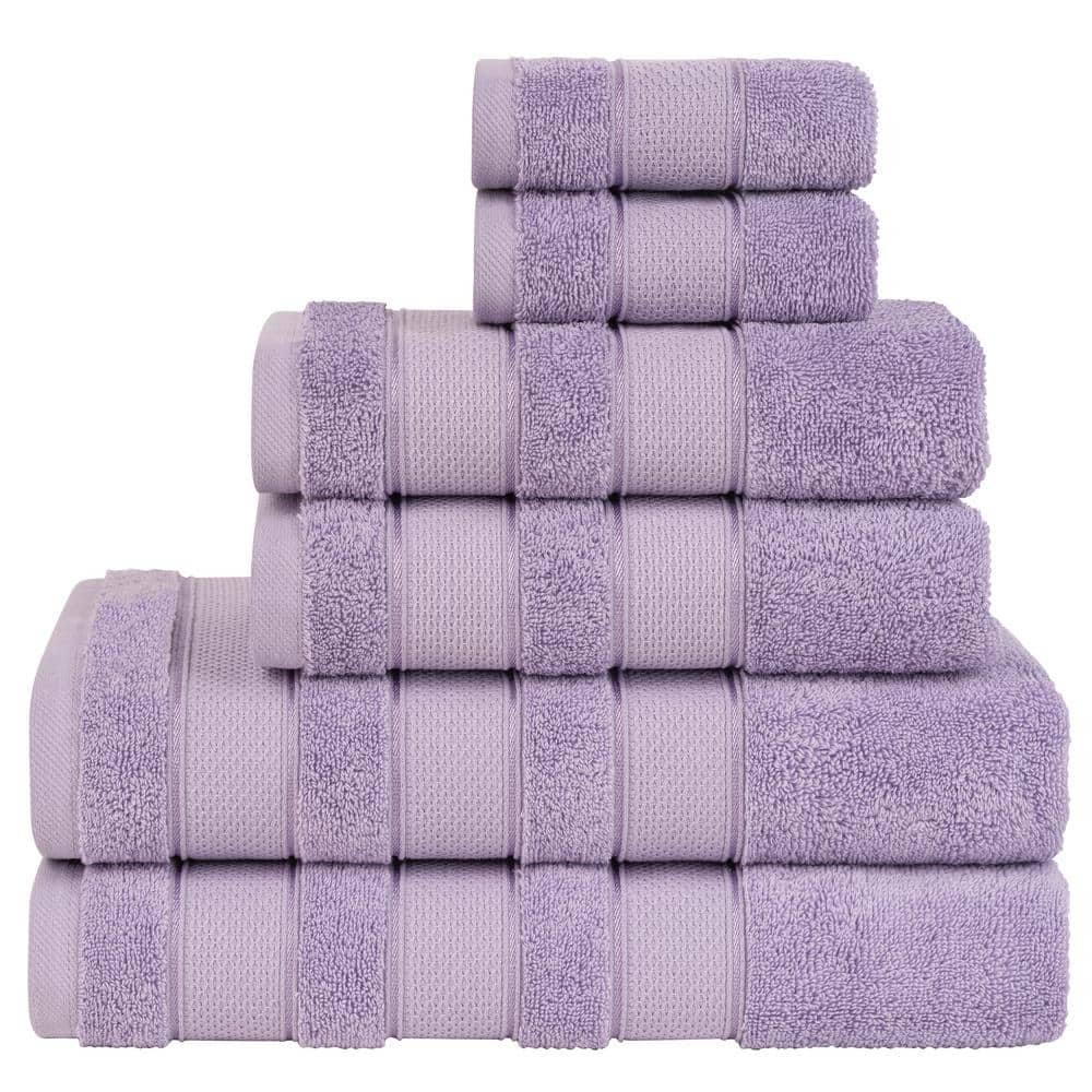 600 GSM Diplomat Combed Cotton 6 pc Bath Towel Set