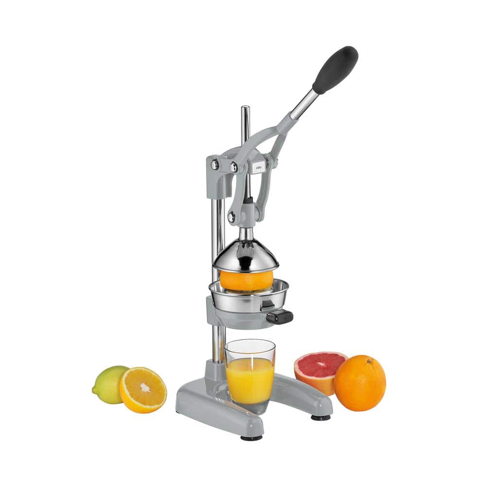 Commercial Grade Silver Matte Citrus Press Juicer