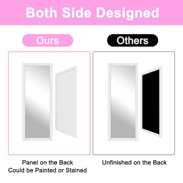 Moristar 24 in. x 80 in. 1 Lite Mirrored Glass Solid Core