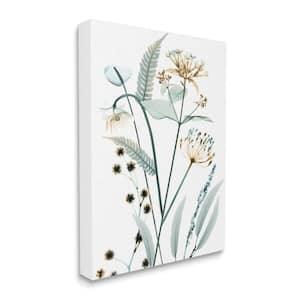 "Spring Wildflowers Translucent Plant Photography" Albert Koetsier Unframed Nature Canvas Wall Art Print 24 in. x 30 in.