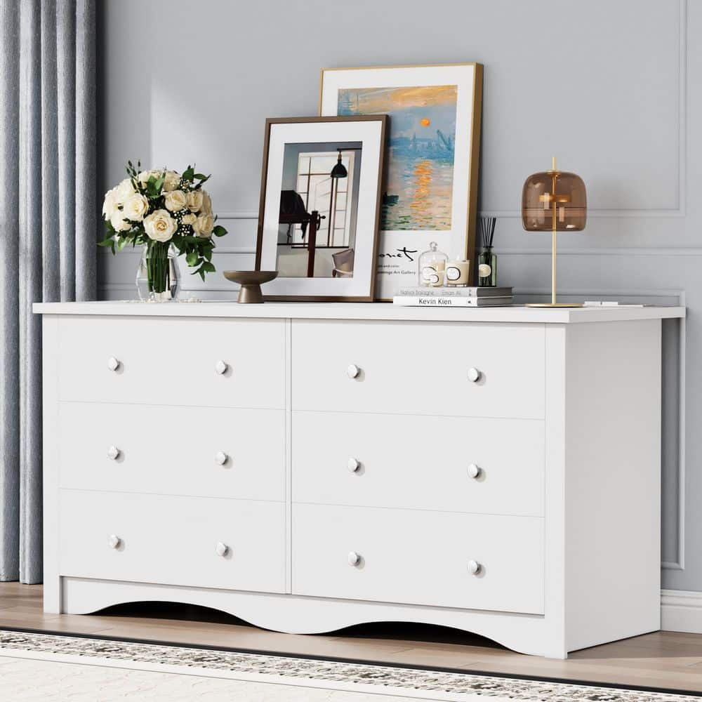 white short dresser HEMNES 8-drawer dresser