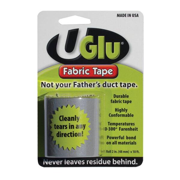 Uglu Fabric Tape (1) 2 In. x 10 Ft. Roll - Gray